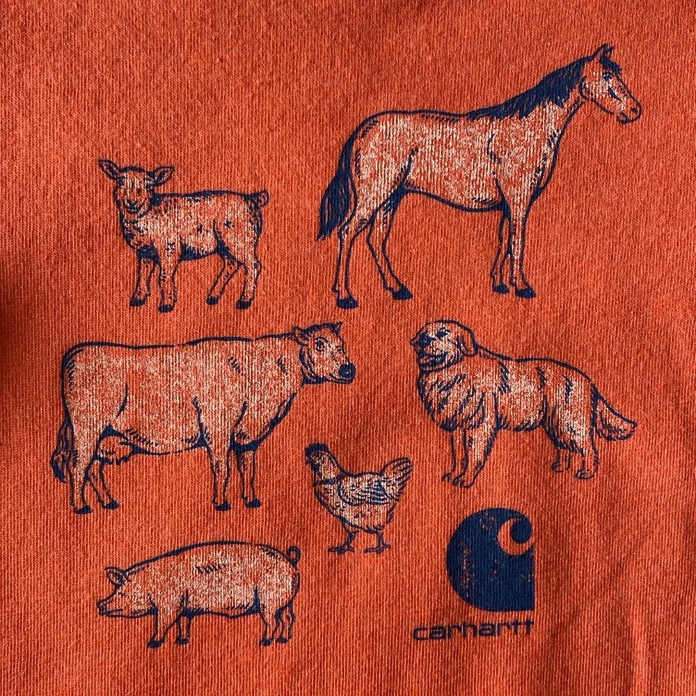 Carhartt toddler farm animals bodysuit - Picture 2 of 3